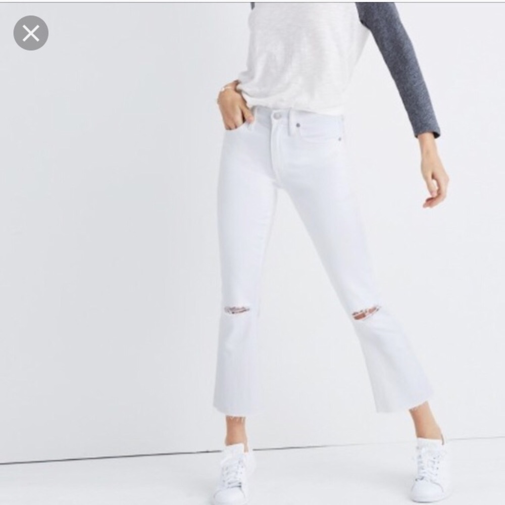 Cali denim crop